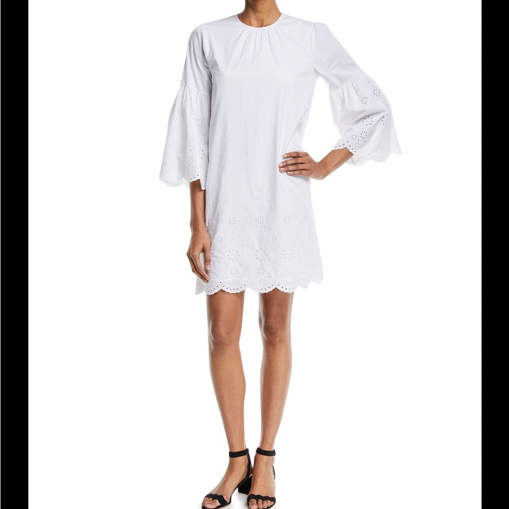 Michael Kors eyelet trim dress